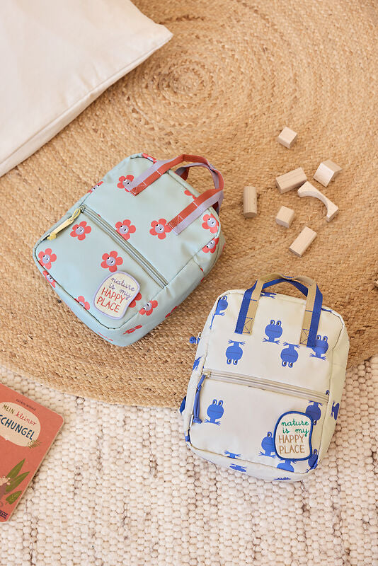 Kindergartenrucksack "Square", Happy Trails, Frosch