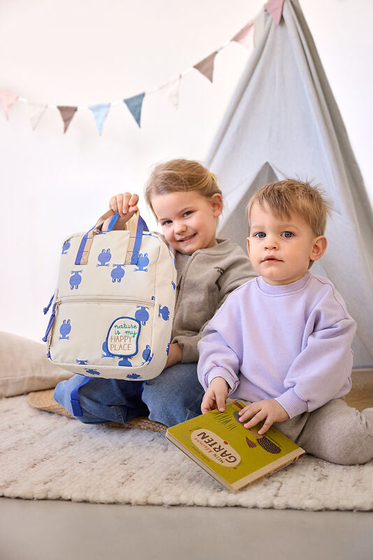 Kindergartenrucksack "Square", Happy Trails, Frosch