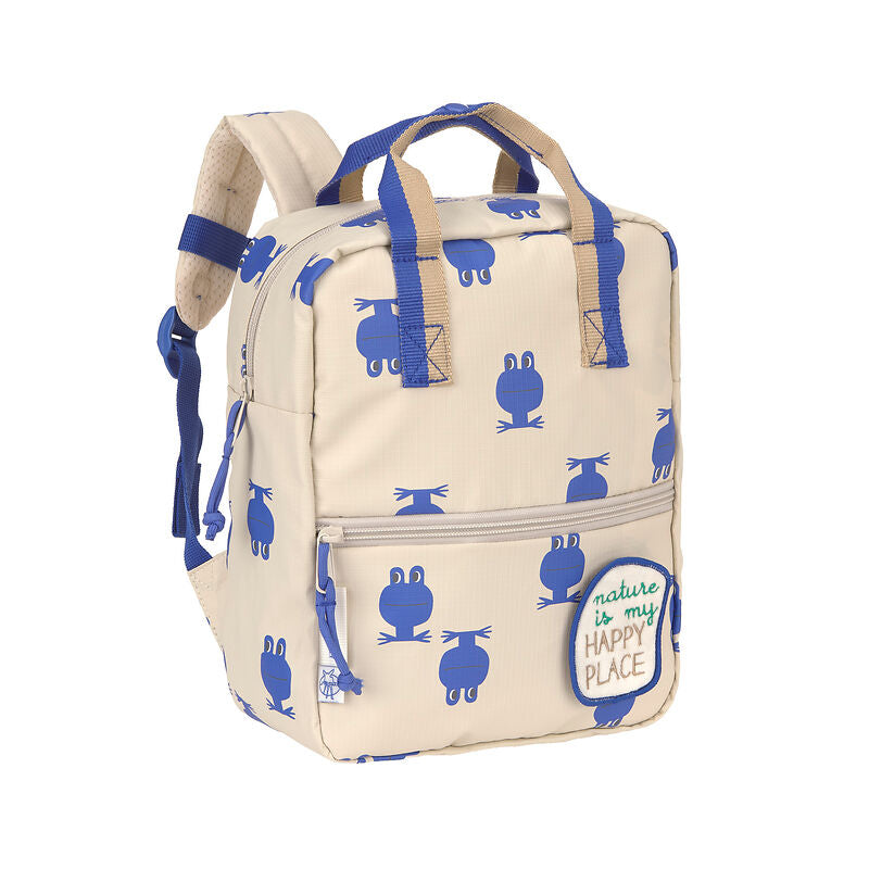 Kindergartenrucksack "Square", Happy Trails, Frosch
