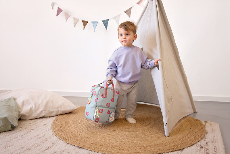 Kindergartenrucksack "Square", Happy Trails, Frosch