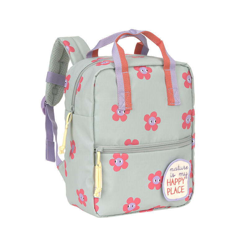 Kindergartenrucksack "Square", Happy Trails, Blume