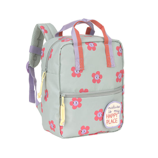 Kindergartenrucksack "Square", Happy Trails, Blume