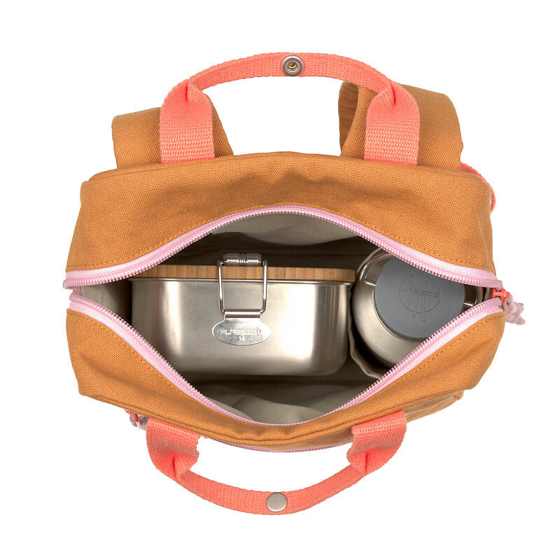 Kindergartenrucksack "Square", Little One & Me - Small, Karamell