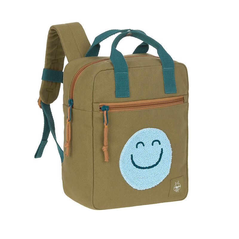 Kindergartenrucksack "Square", Little One & Me - Small, Oliv