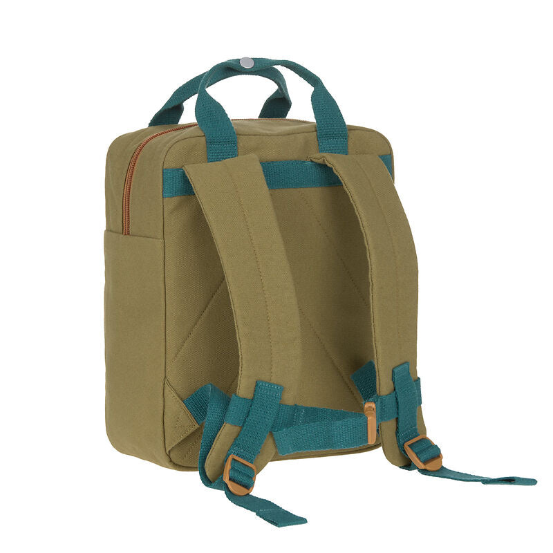 Kindergartenrucksack "Square", Little One & Me - Small, Oliv