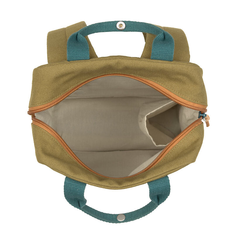 Kindergartenrucksack "Square", Little One & Me - Small, Oliv