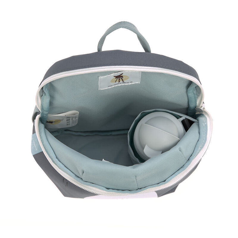 Kindergartenrucksack "Tiny", Waschbär, grau