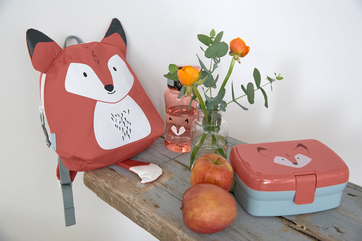 Kindergartenrucksack "Tiny", Fuchs, rot