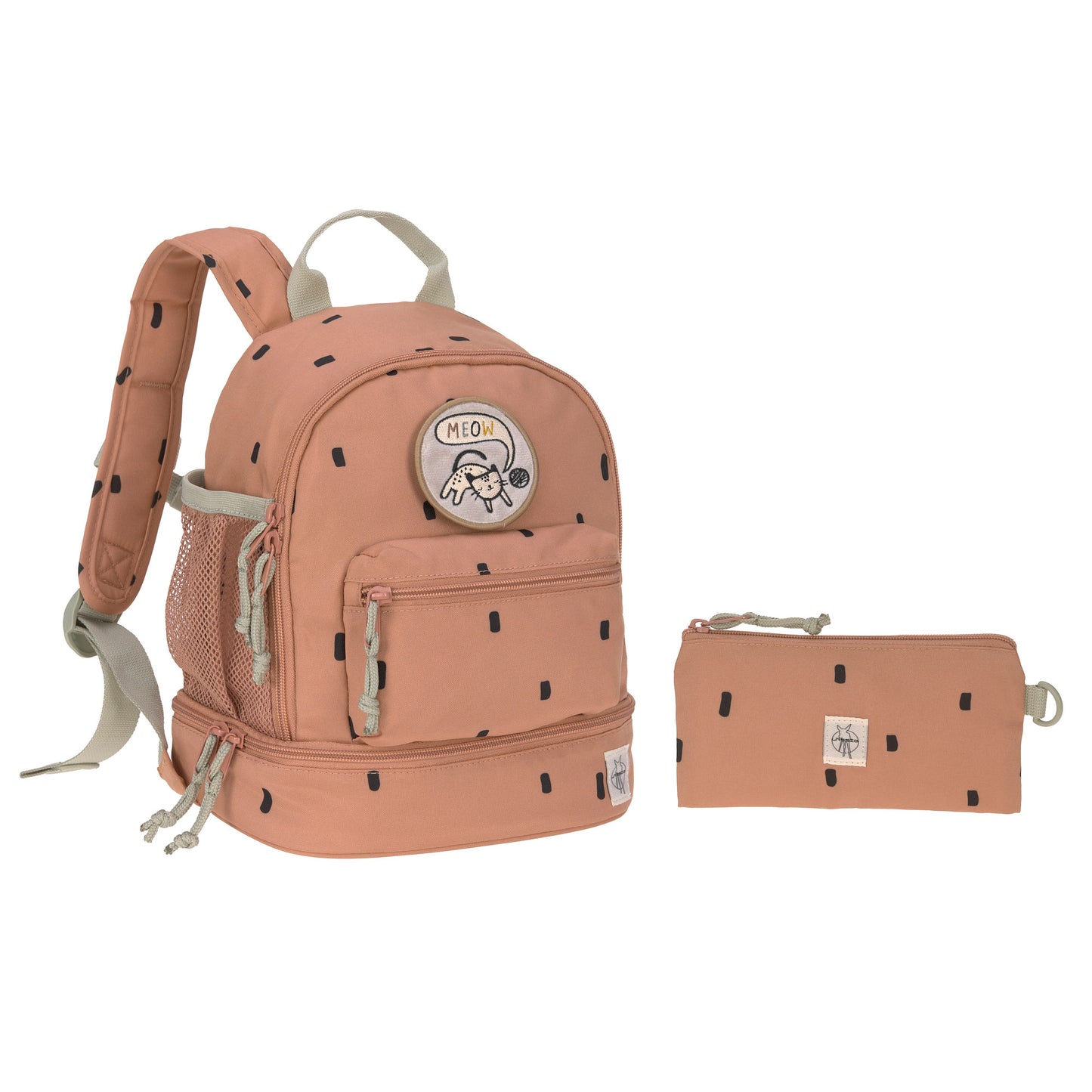 Kinderrucksack "Mini", Happy Prints, karamell