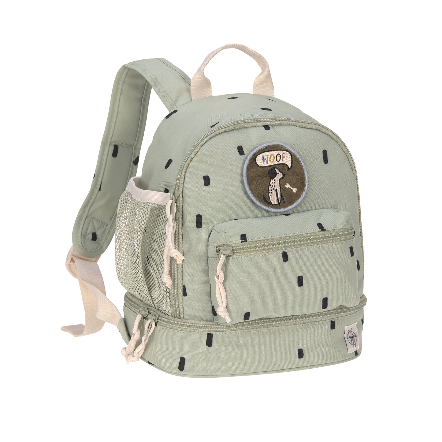 Kinderrucksack "Mini", Happy Prints, oliv