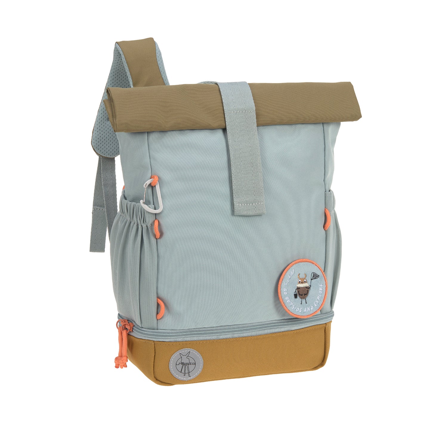 Kinderrucksack "Rolltop", Nature, hellblau