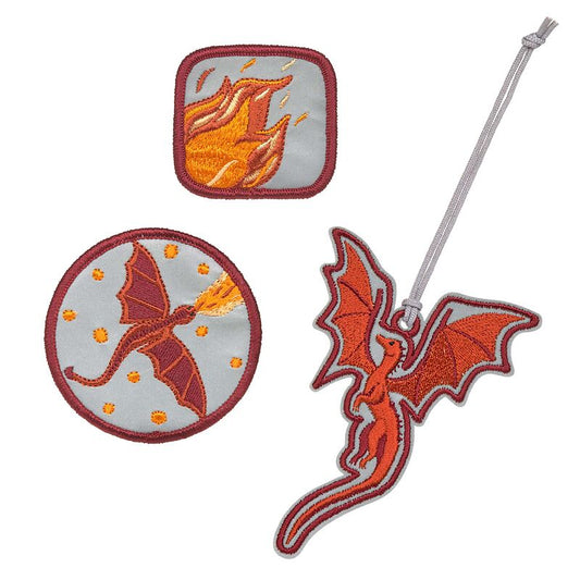 Anhänger & Patches 3er Set, Dragon