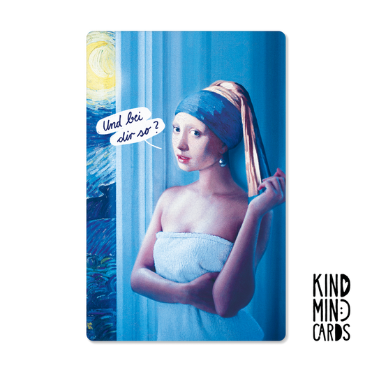 Postkarte "Und bei dir so?"