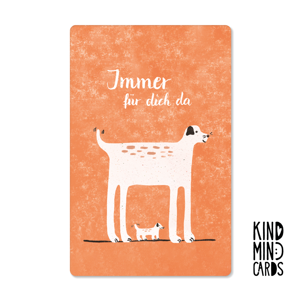 Postkarte "Immer für dich da"
