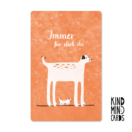 Postkarte "Immer für dich da"