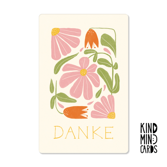 Postkarte "Danke"