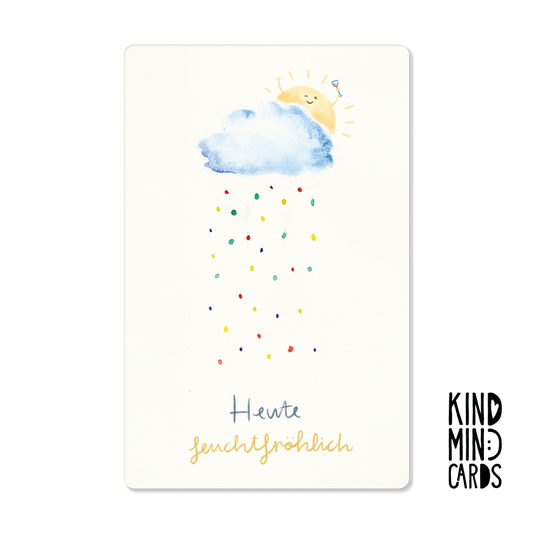 Postkarte "Heute feuchtfröhlich"