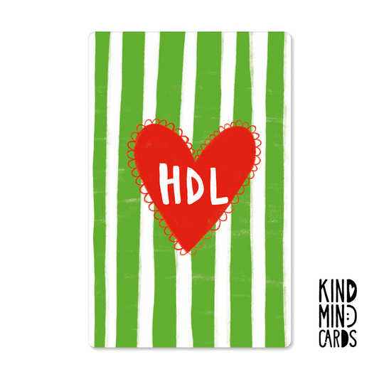 Postkarte "HDL"