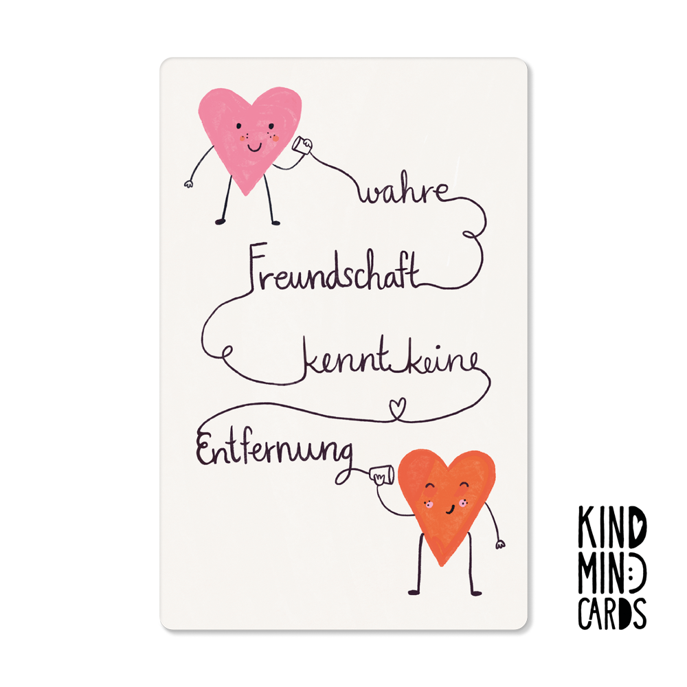 Postkarte "Wahre Freundschaft"