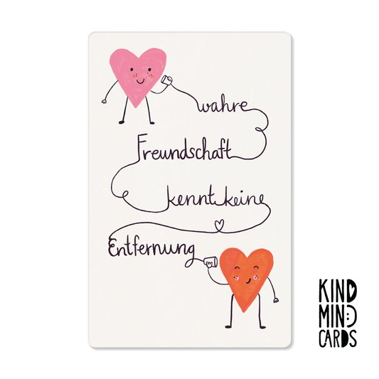 Postkarte "Wahre Freundschaft"