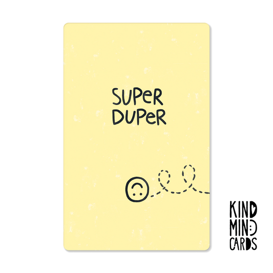 Postkarte "Super Duper"