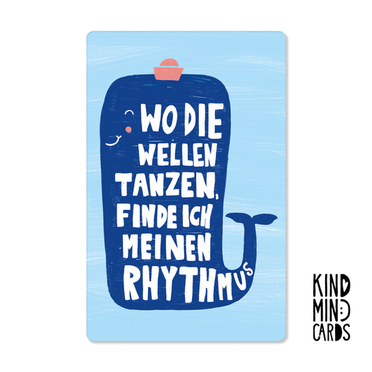 Postkarte "Wo die Wellen tanzen"