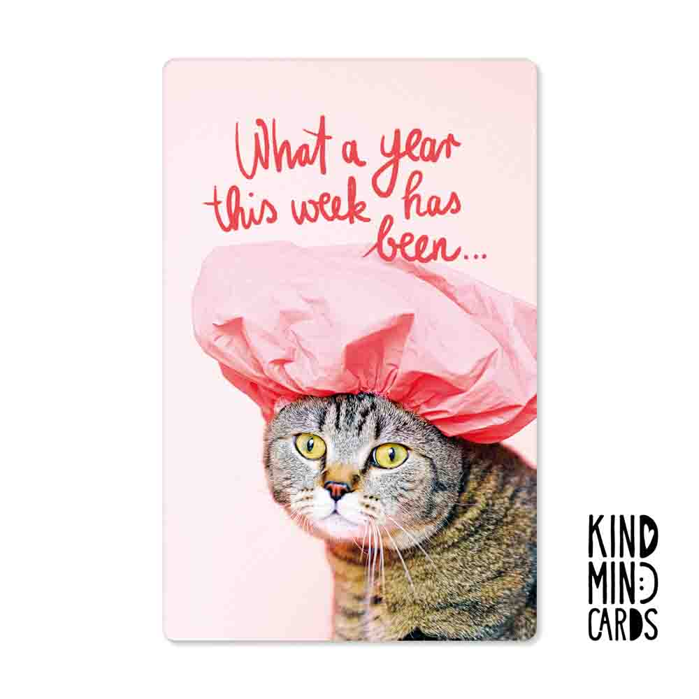 Postkarte "What a year this week has been"