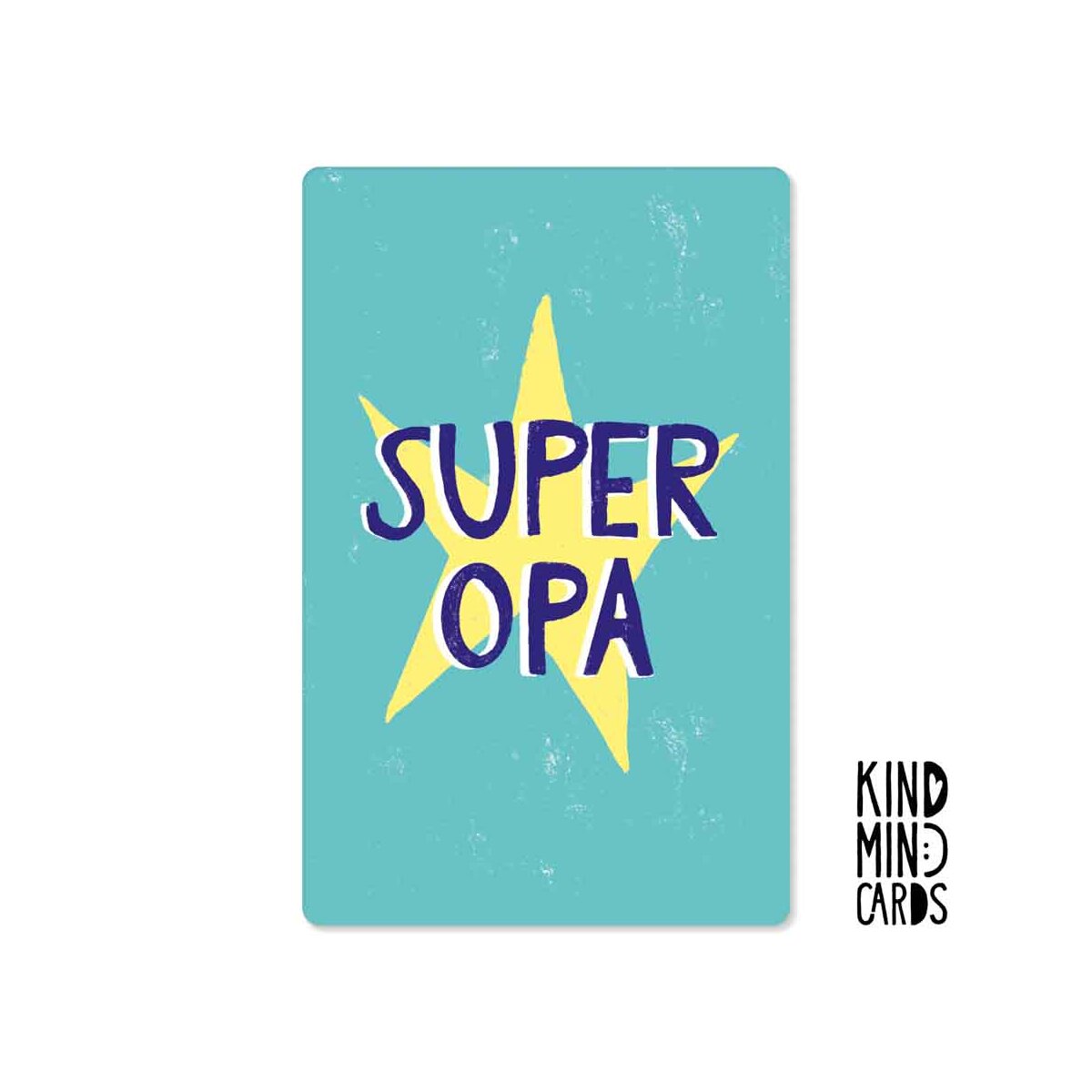 Postkarte "Super Opa"