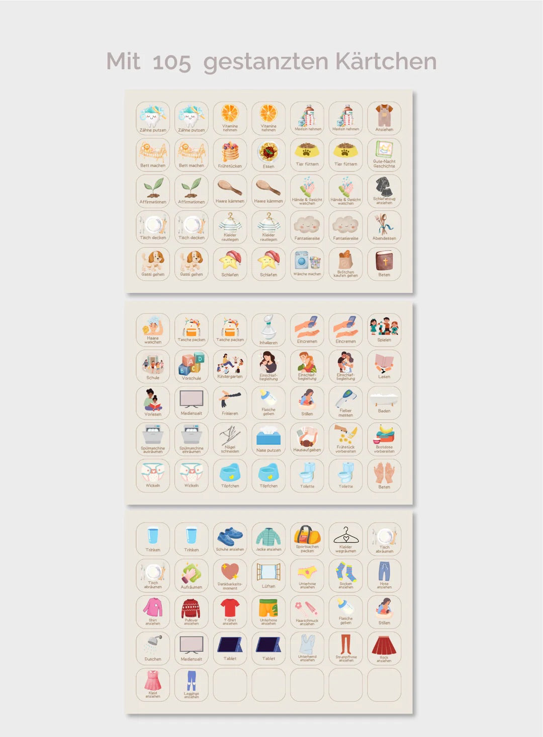 Morgen- und Abendroutine Set SAFARI