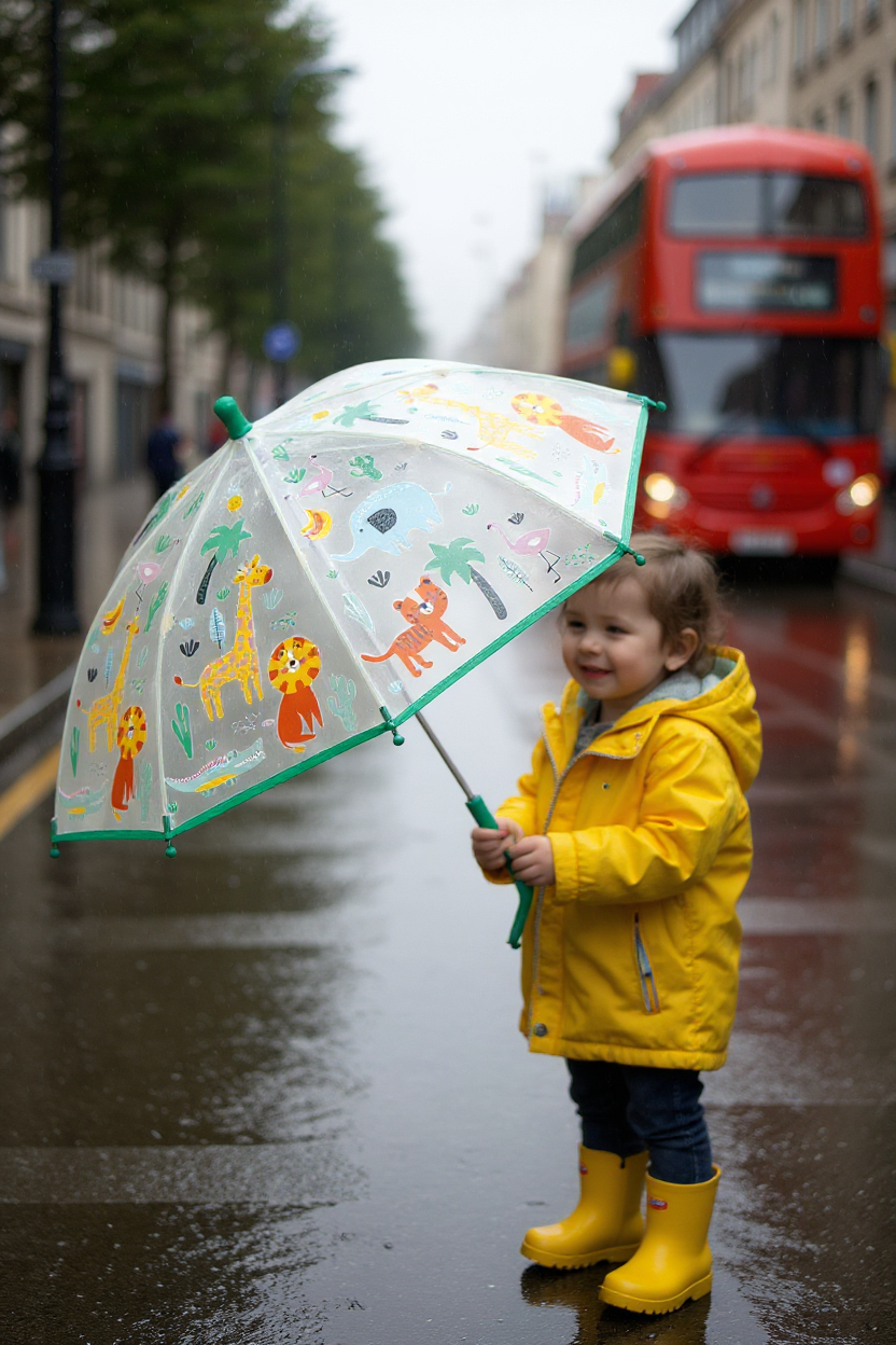 Regenschirm "Dschungel" für Kinder