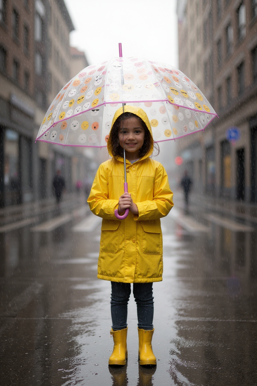 Regenschirm "Emojis" für Kinder
