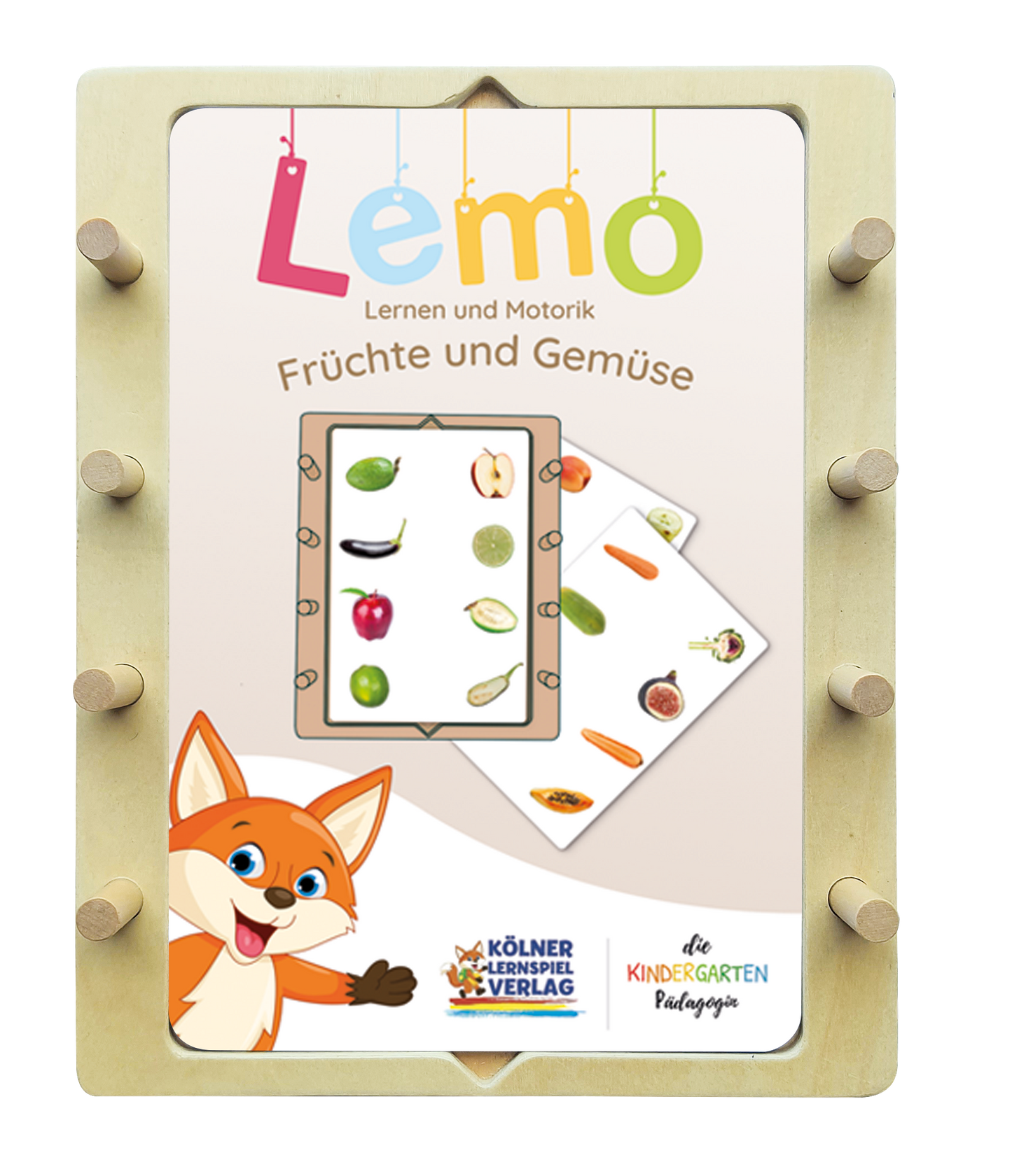 Lemo Kartensatz: Früchte und Gemüse (3+)