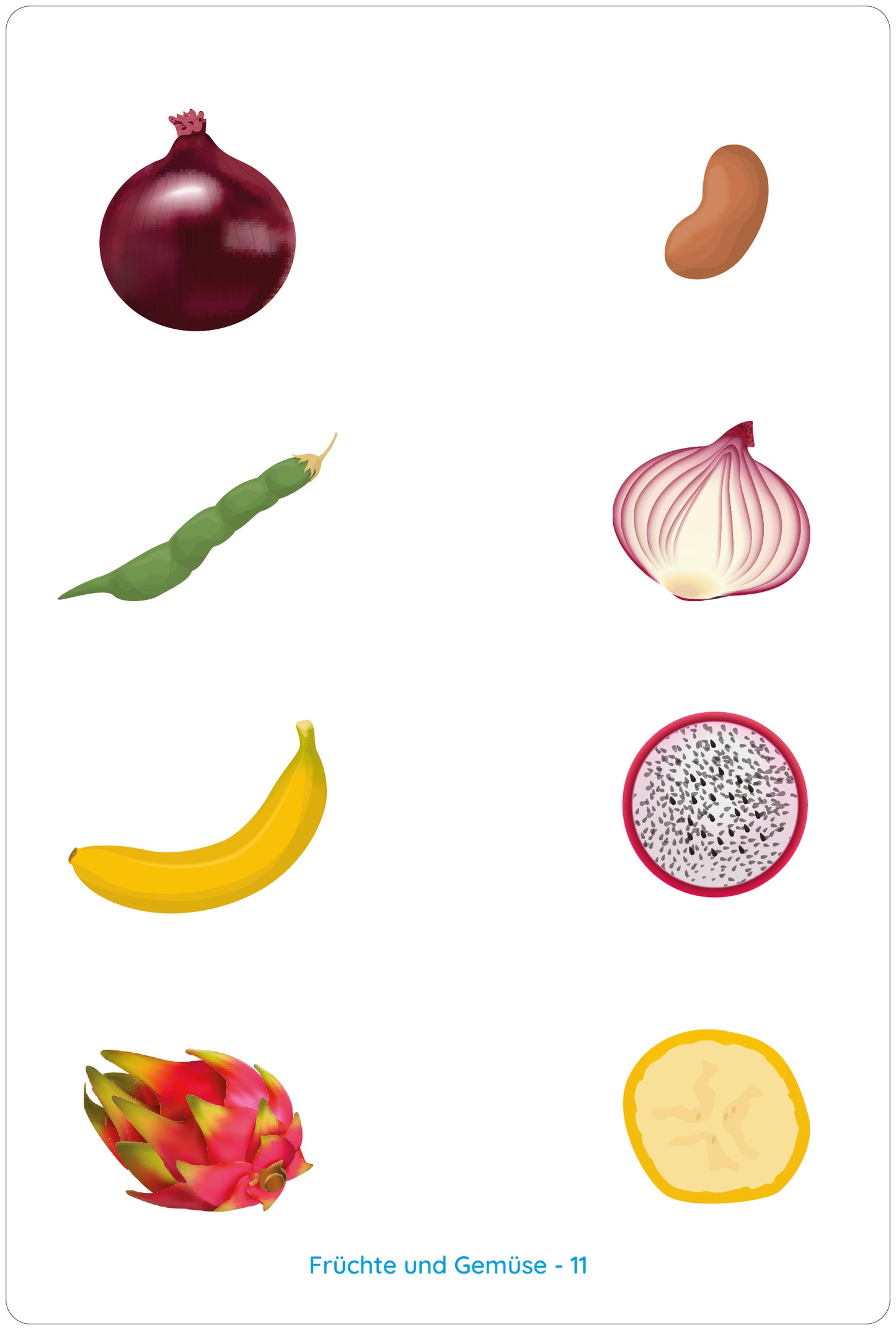 Lemo Kartensatz: Früchte und Gemüse (3+)
