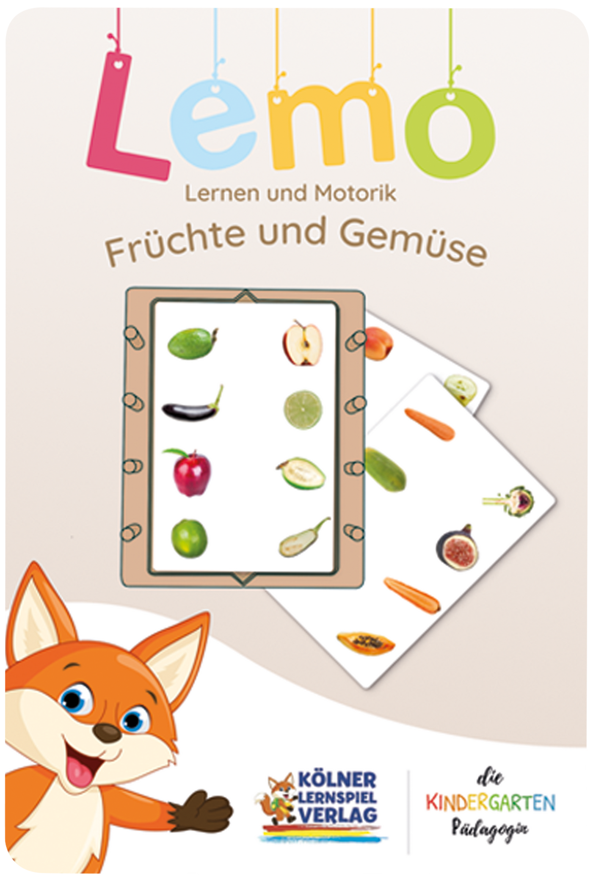 Lemo Kartensatz: Früchte und Gemüse (3+)