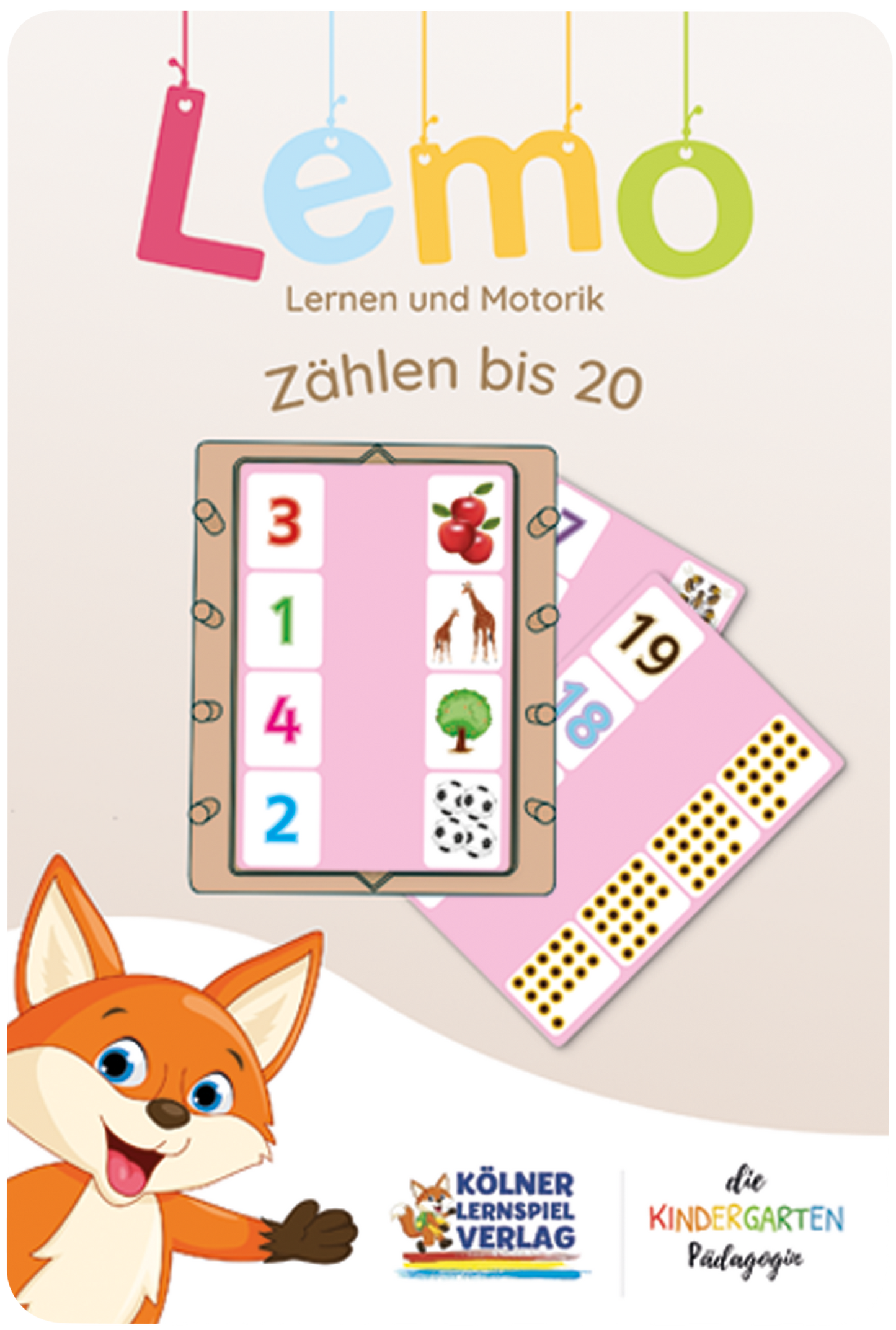 Lemo Kartensatz: Zählen bis 20 (5+)