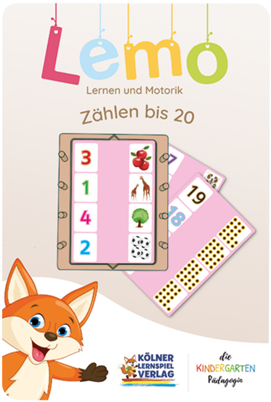 Lemo Kartensatz: Zählen bis 20 (5+)