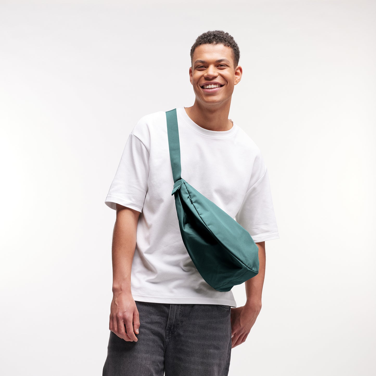 GOT BAG Moon Bag Large "Monochrome Sea Teal"