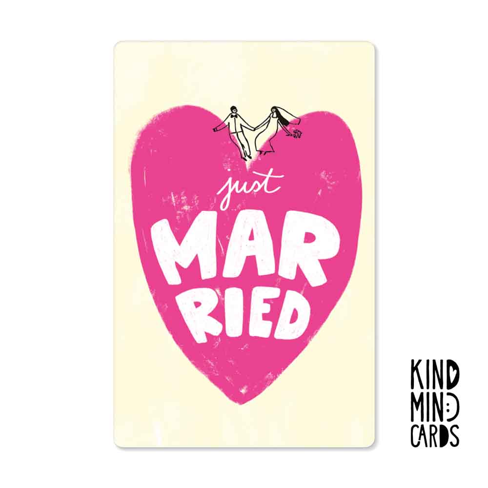 Postkarte "Just married"