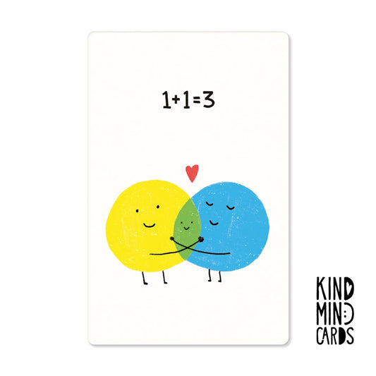 Postkarte "1+1=3"