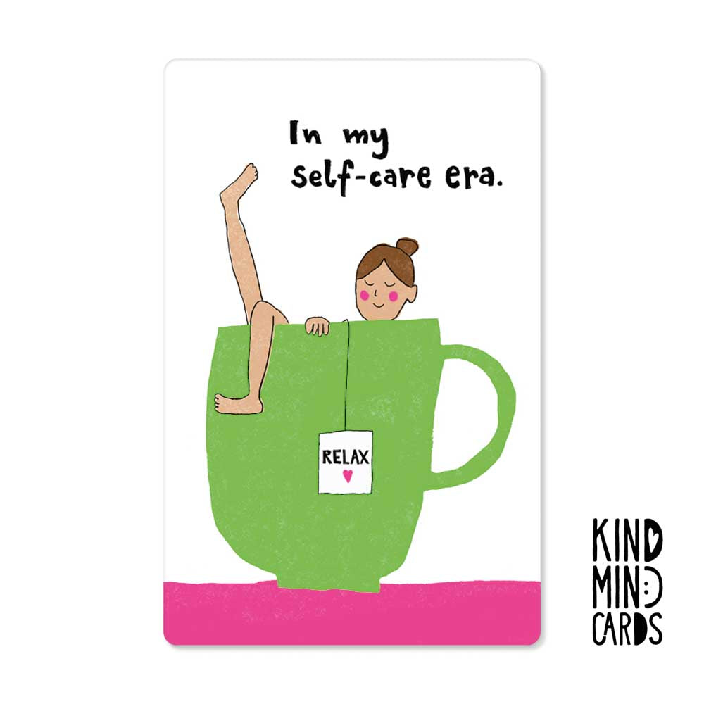 Postkarte "In my self-care Era"