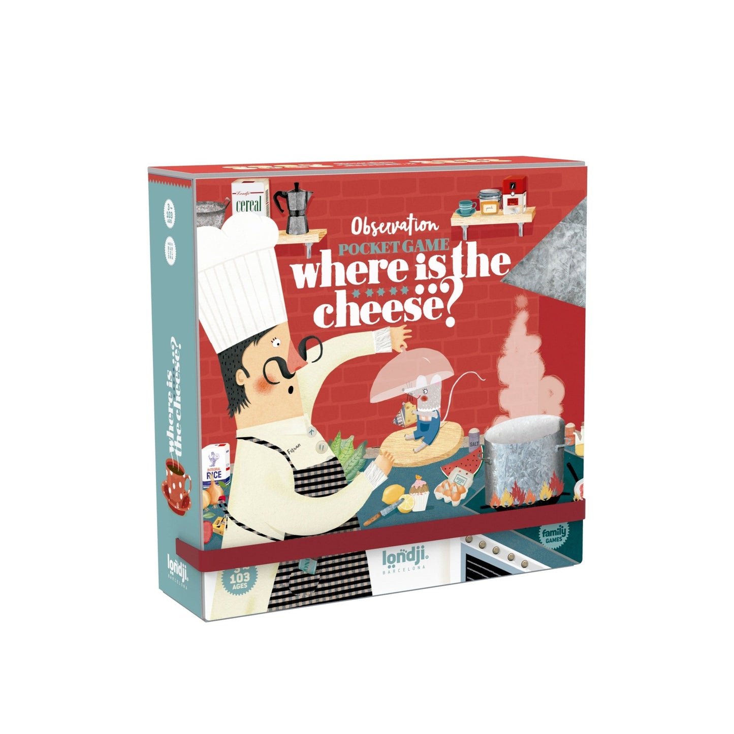 Mini Spiel "Where is the Cheese?", von 3 bis 103 Jahre