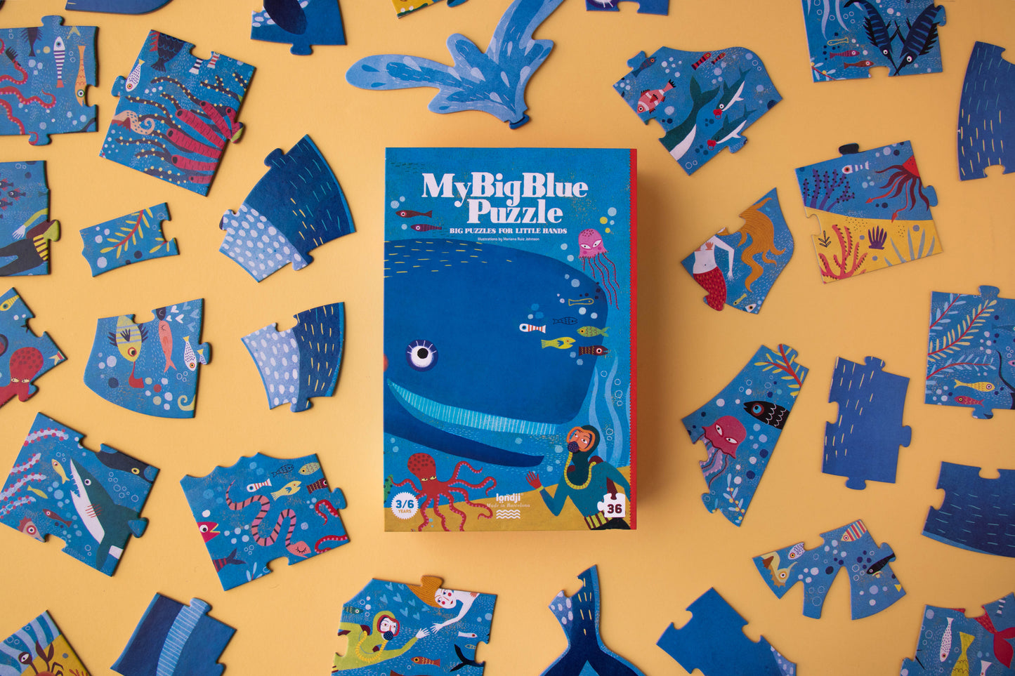 Puzzle "My Big Blue", 36 Teile, ab 3 Jahren