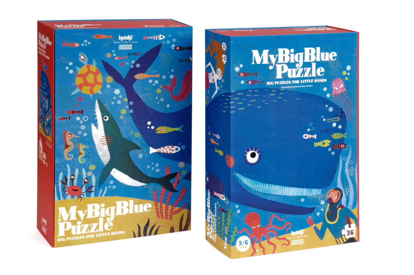 Puzzle "My Big Blue", 36 Teile, ab 3 Jahren