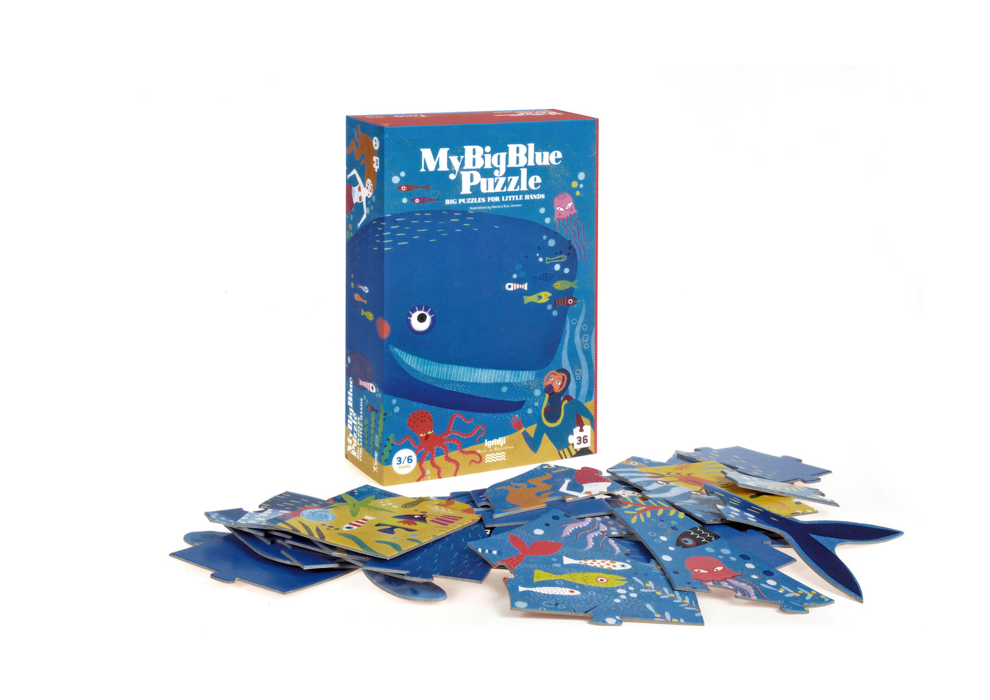 Puzzle "My Big Blue", 36 Teile, ab 3 Jahren