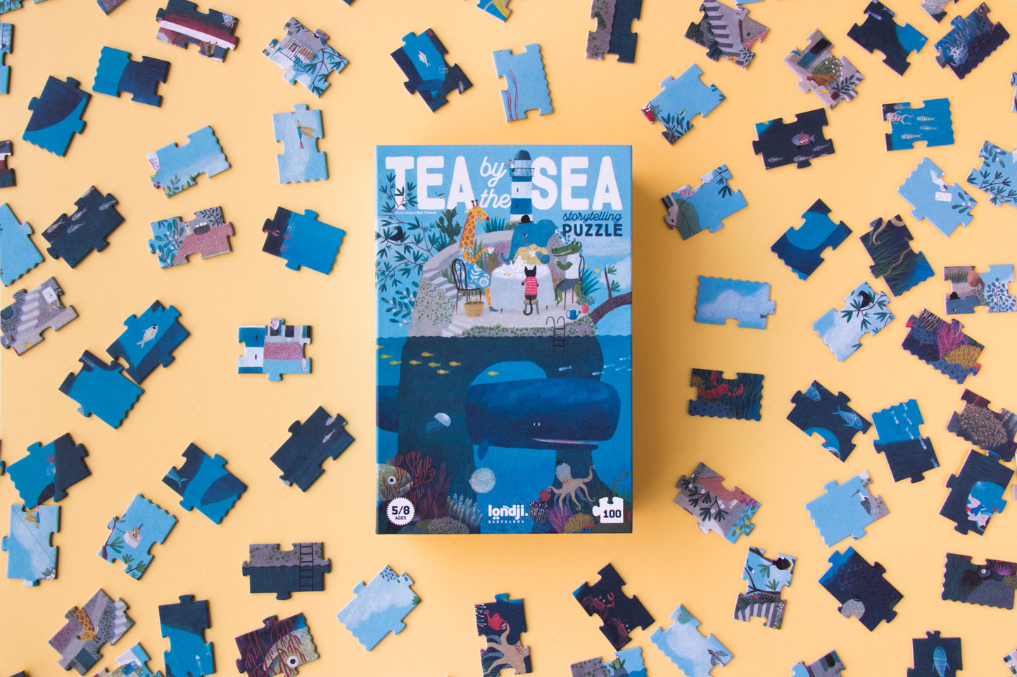 Puzzle "Tea by the sea", 100 Teile, ab 5 Jahren