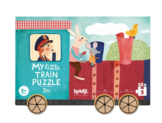 Puzzle "My Little Train", 10 x 3 Teile, ab 2 Jahren