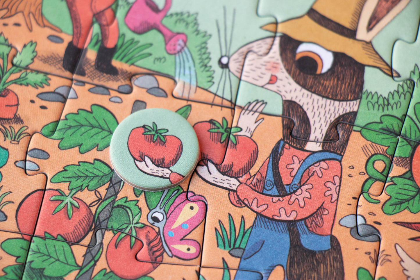 Mini-Puzzle "Garten", 24 Teile, ab 4 Jahren