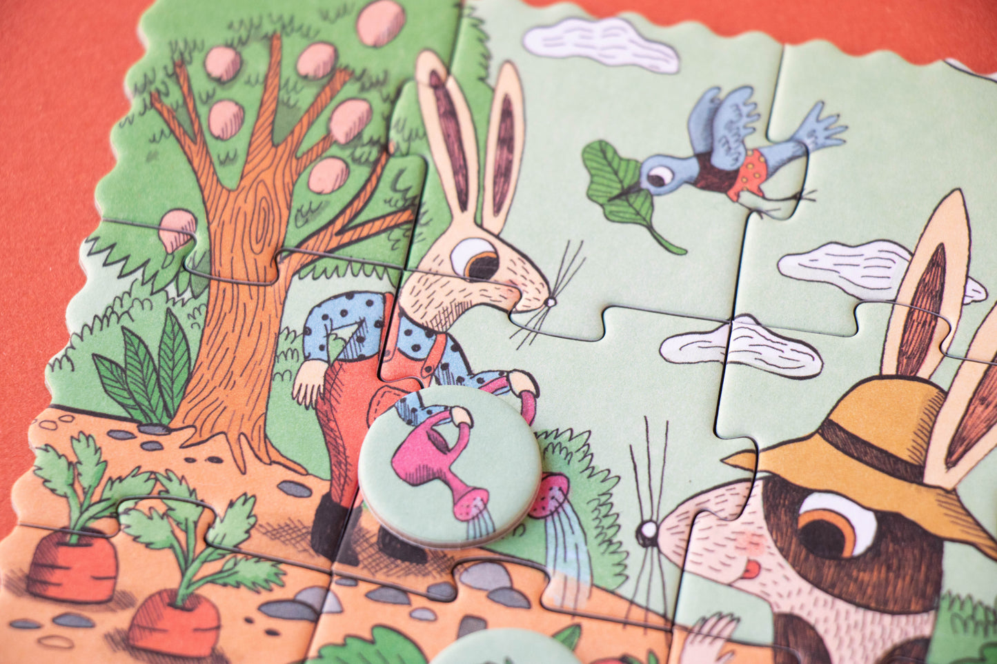 Mini-Puzzle "Garten", 24 Teile, ab 4 Jahren