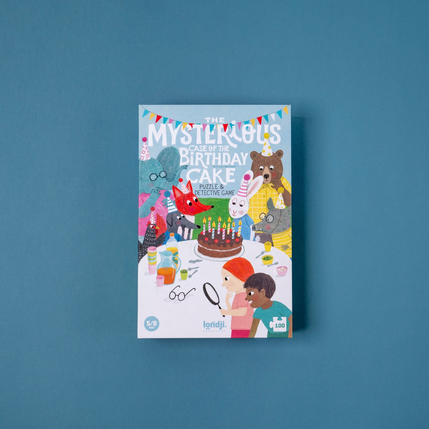 Puzzle "The Mysterious Case of the Birthday Cake", 100 Teile, ab 5 Jahren