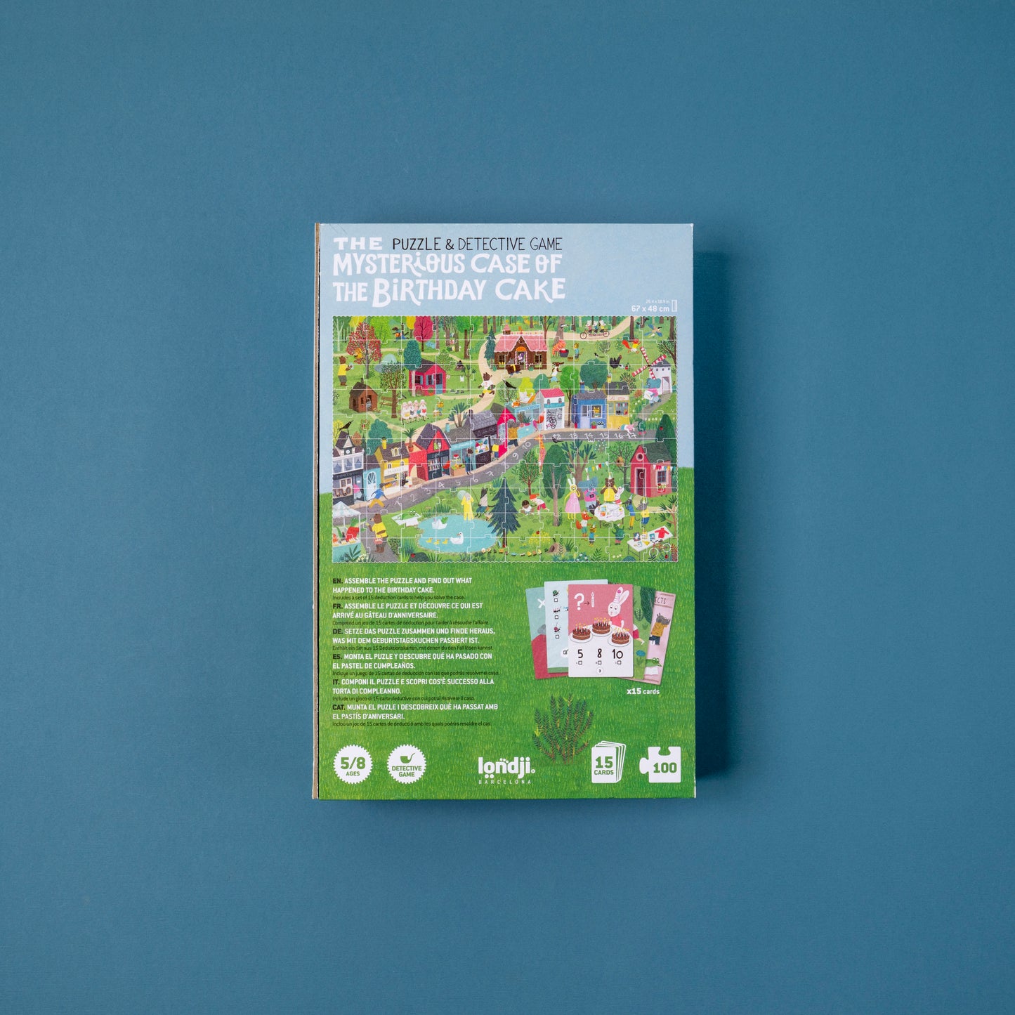 Puzzle "The Mysterious Case of the Birthday Cake", 100 Teile, ab 5 Jahren